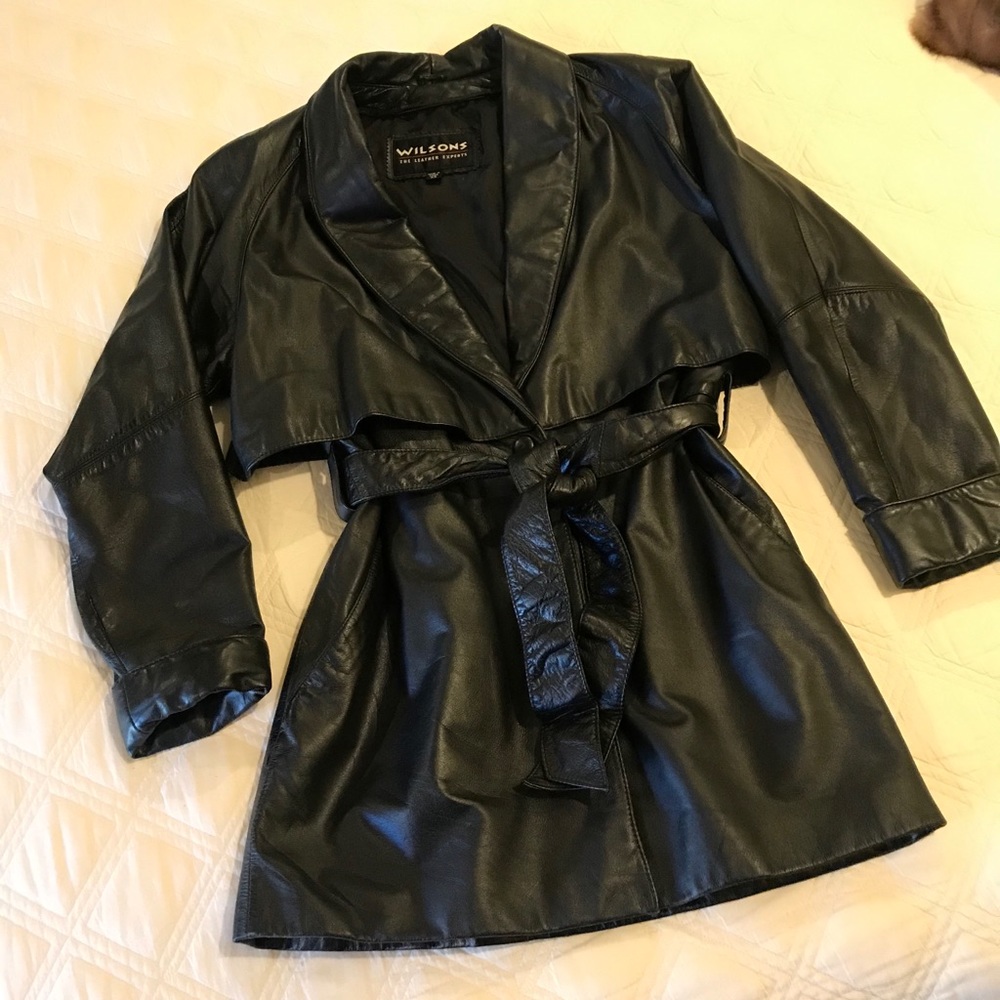 Ladies Black Leather Jacket